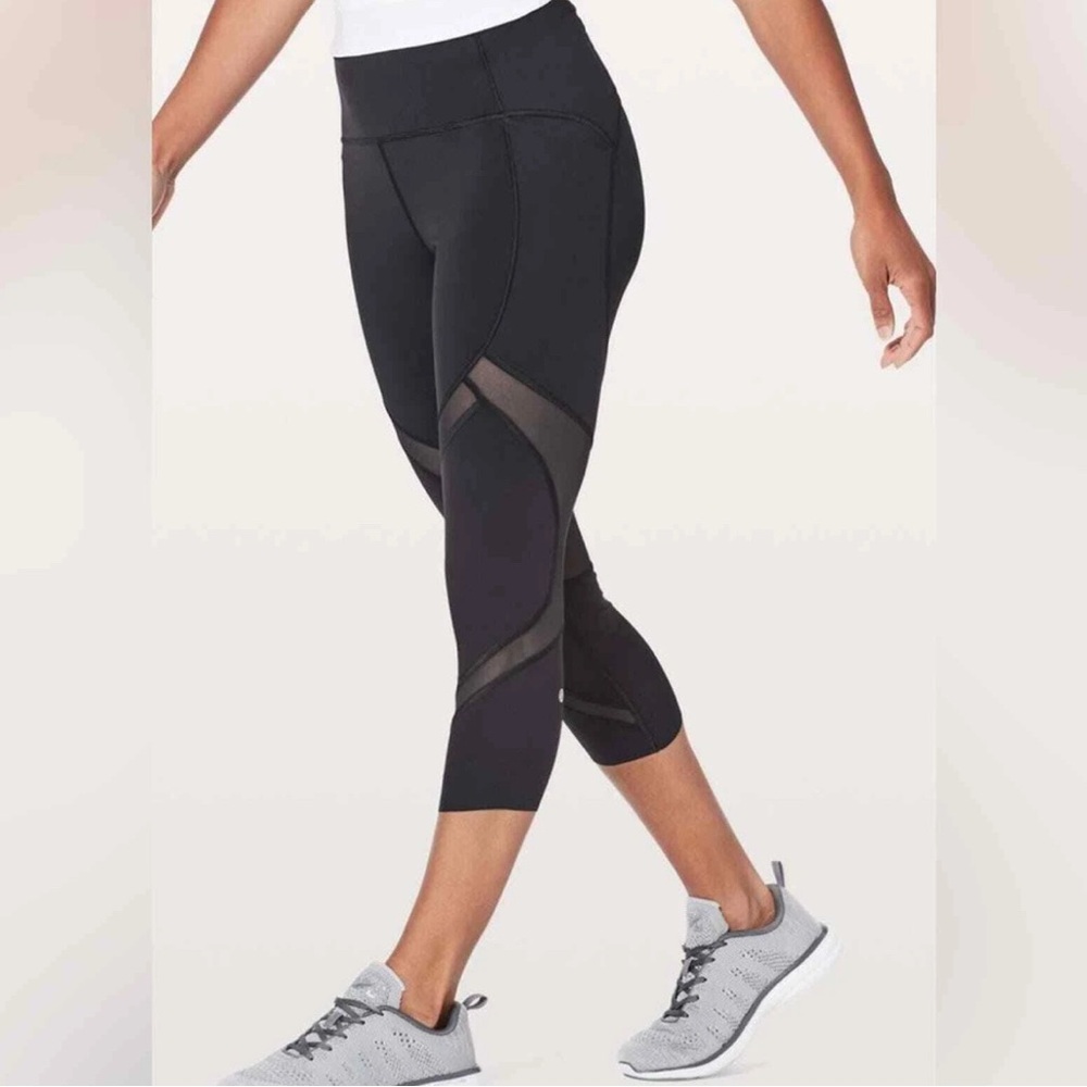 Lululemon on pace crop pants 3/4 10